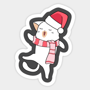 Christmas cat Sticker